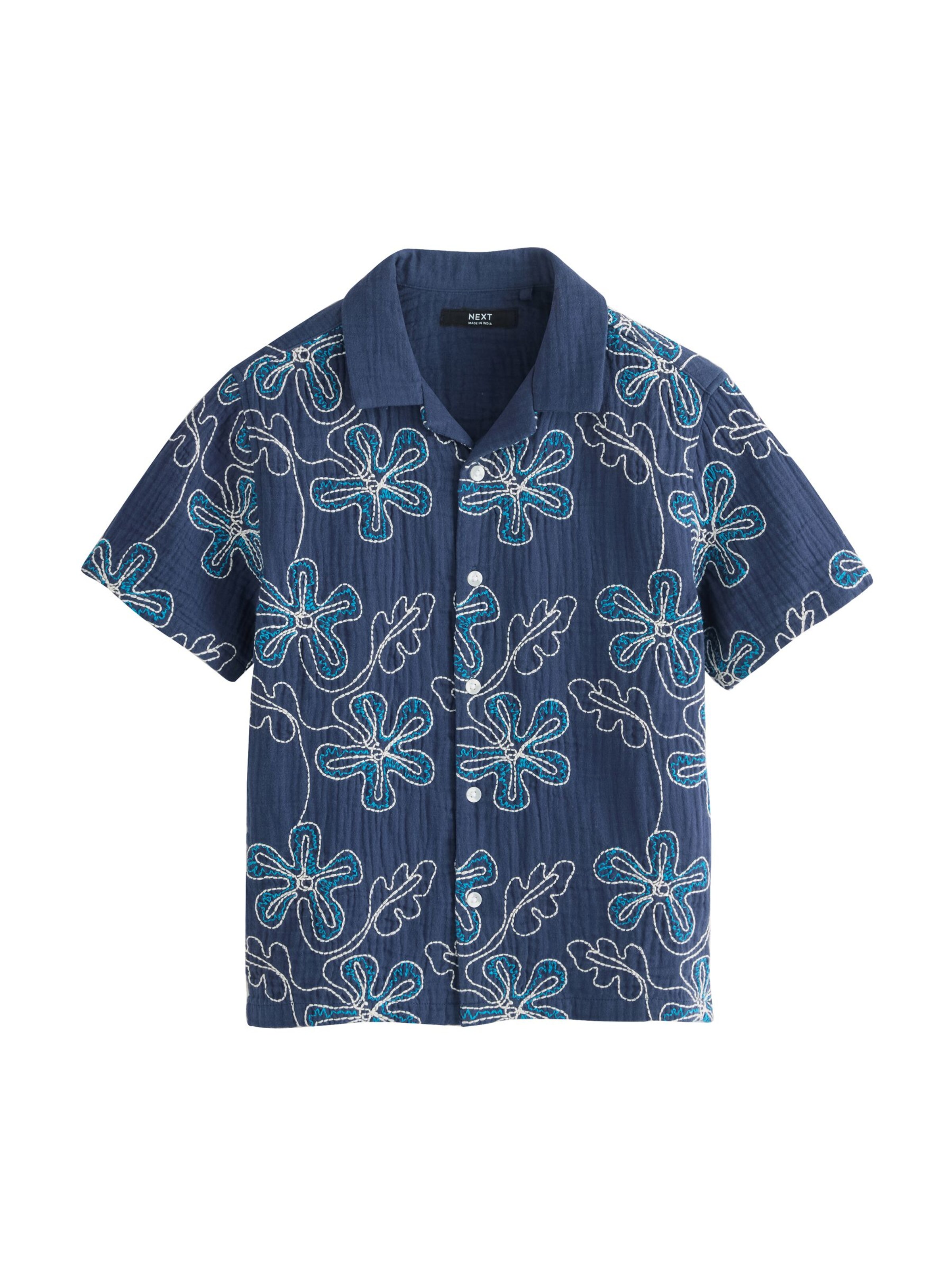Next Hemd in Blau: Vorderseite