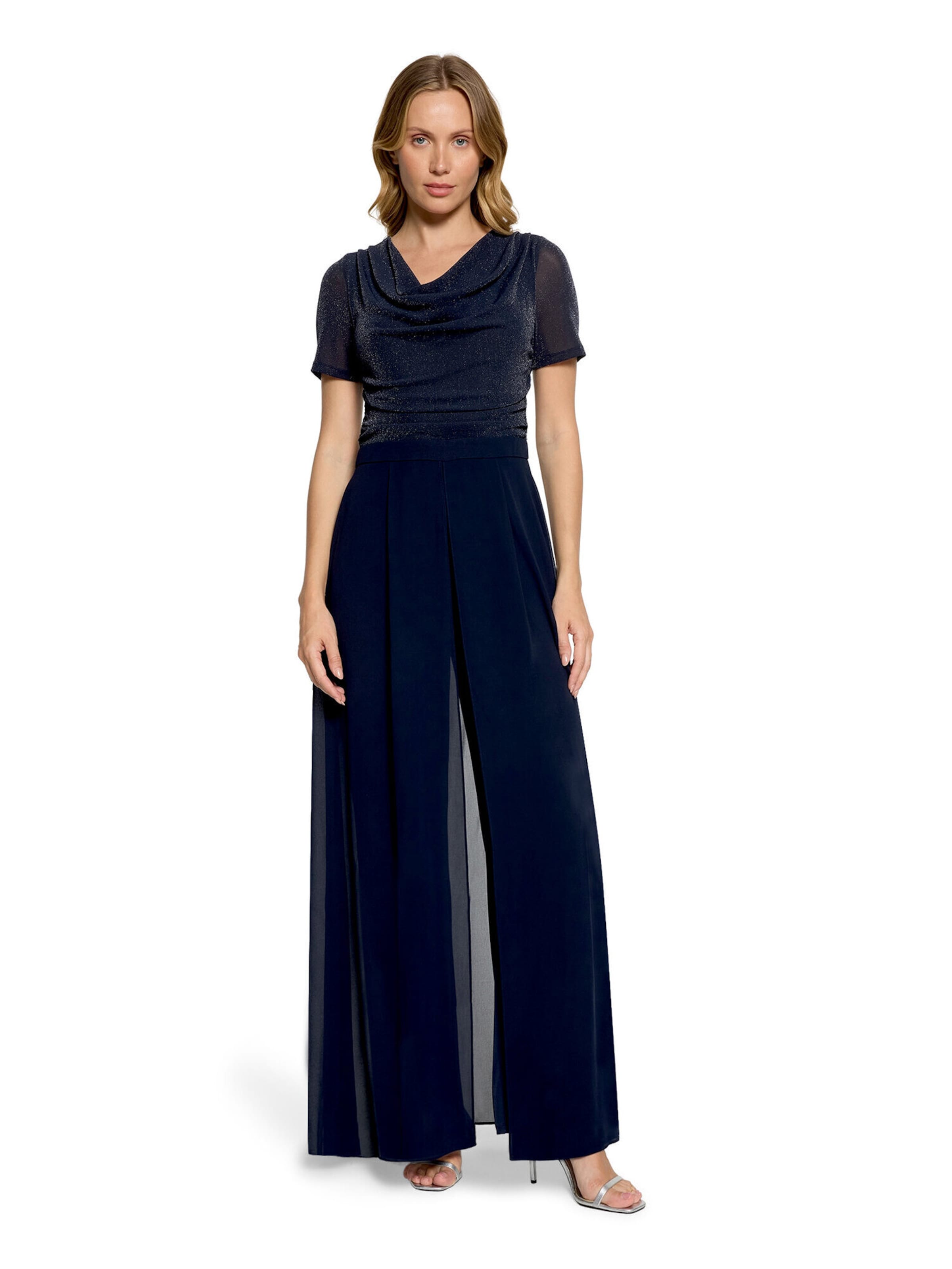 Vera Mont Jumpsuit in Blauw: voorkant