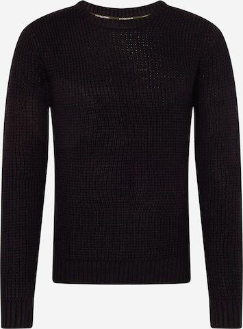 Pull-over 'NICK' JACK & JONES en noir : devant