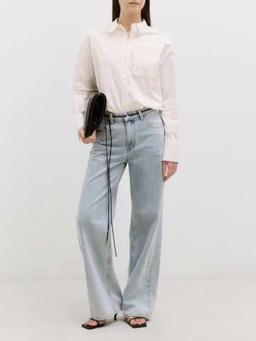 EDITED Wide leg Jeans 'Maleah' in Blue