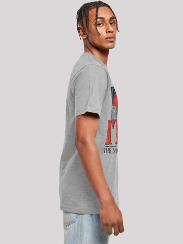 F4NT4STIC Shirt 'IT Distressed Poster' in Grijs