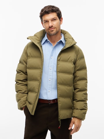 Giacca invernale 'TECH HEAT' di TOMMY HILFIGER in verde: frontale