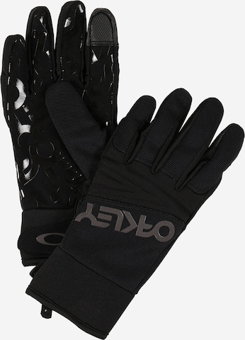 OAKLEY Sports gloves 'FACTORY PILOT' in Black: front