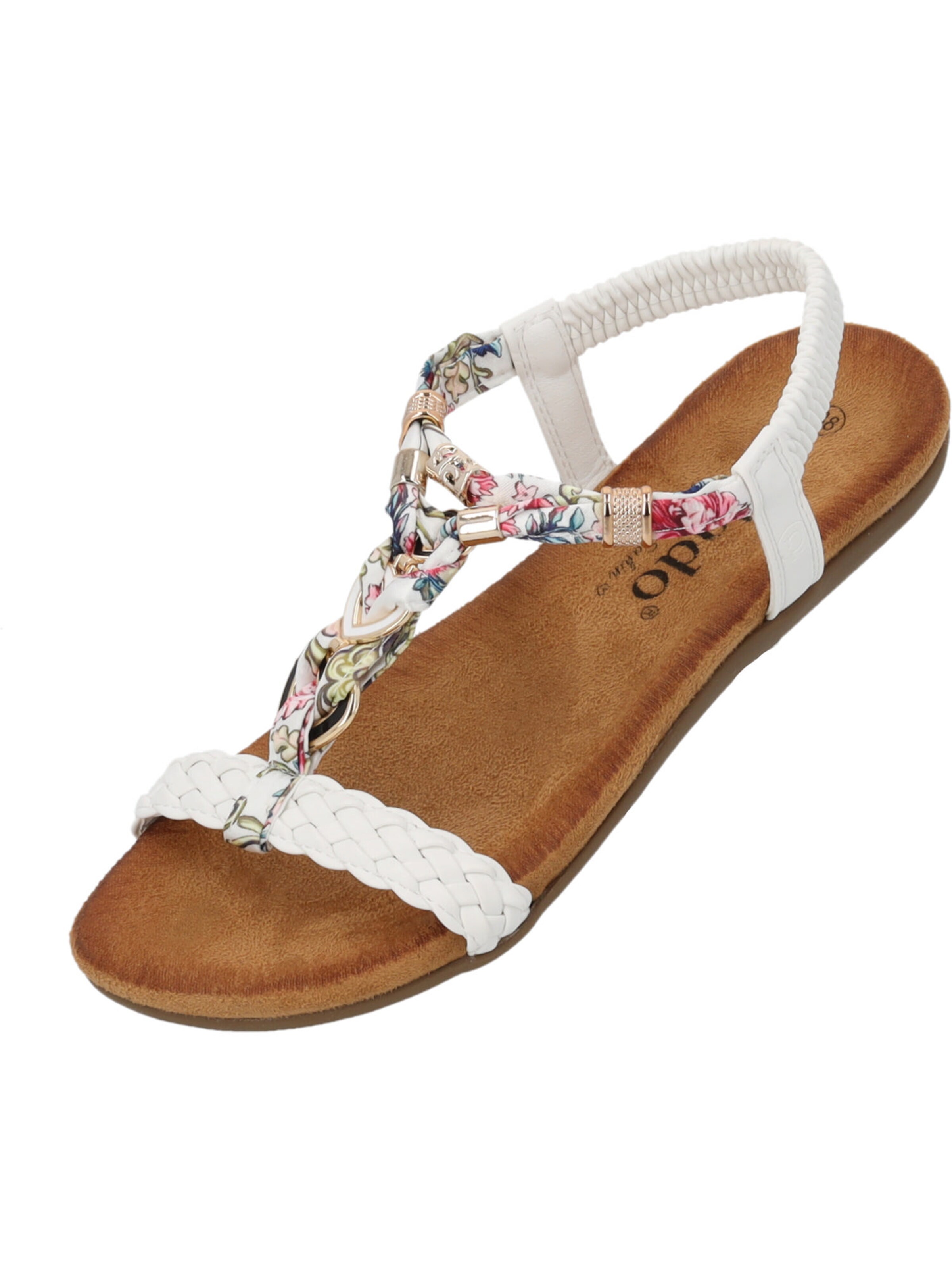 Palado by Sila Sahin Sandal 'Palado Ubah by Sila Sahin' in White: front