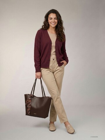 Tamaris Shopper 'Margarethe' in Bruin: voorkant