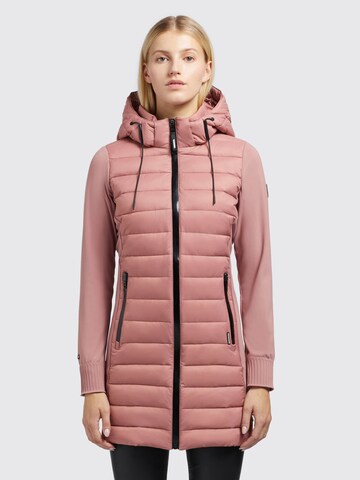 Veste d’hiver 'Mite' khujo en rose : devant