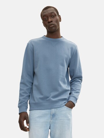 TOM TAILOR Sweatshirt in Blau: predná strana