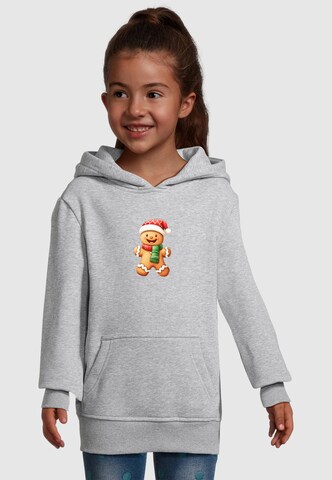 Merchcode Sweatshirt 'Christmas Ginger' in Grau: Vorderseite