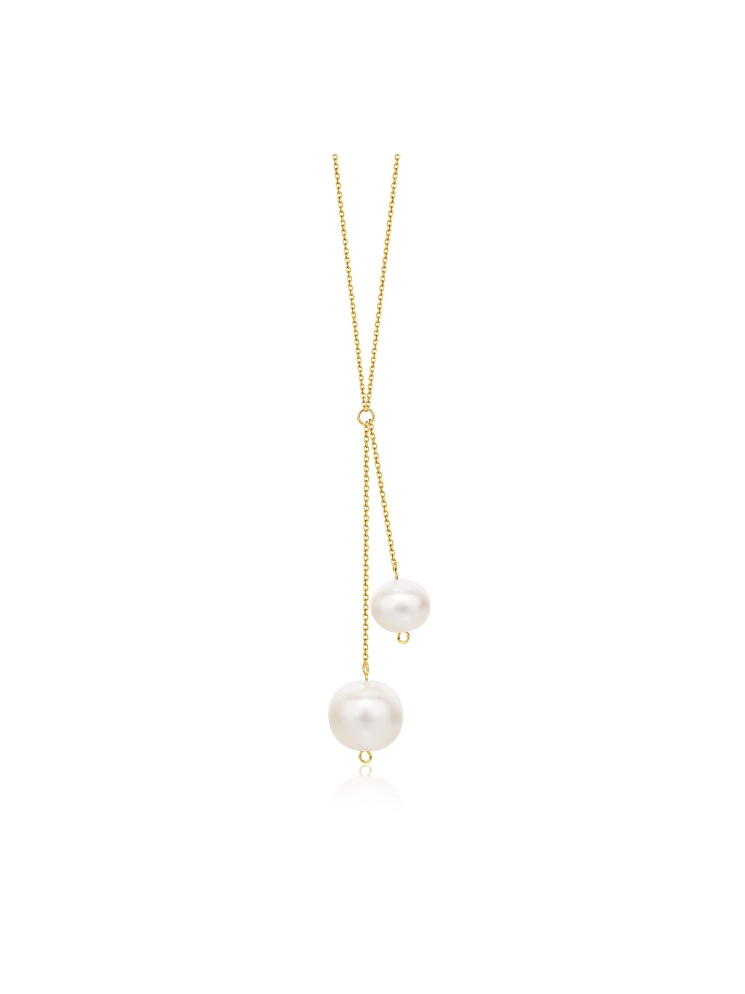 Chaîne 'Halskette aus 585 Gelbgold mit Perle' Vanlere en or