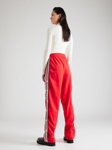 HUGO Loose fit Pants 'Naluise' in Red