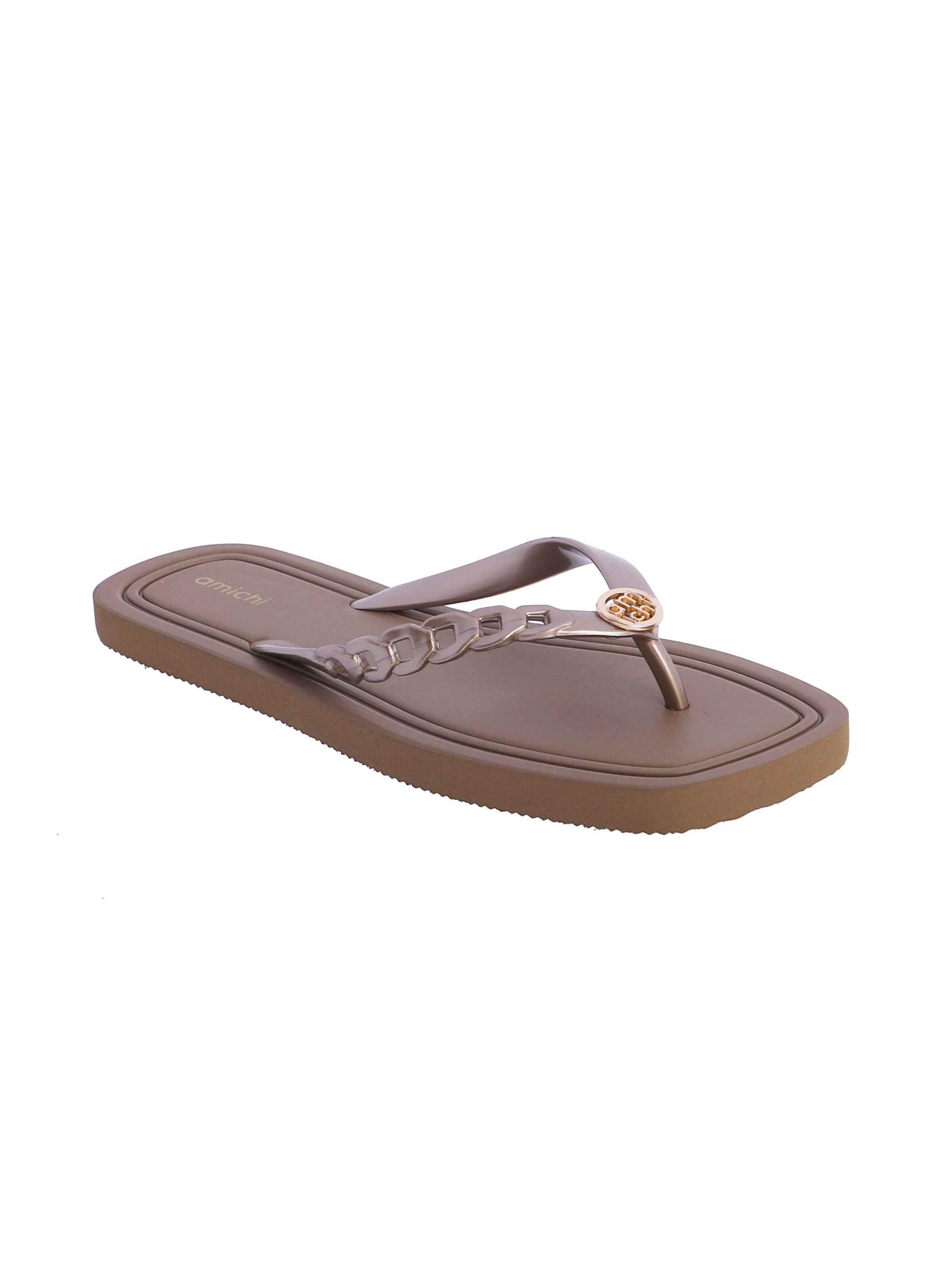 Amichi - Sandalias de dedo 'Chanclas de agua de dedo para mujer Erica de pvc y goma eva' en marrón