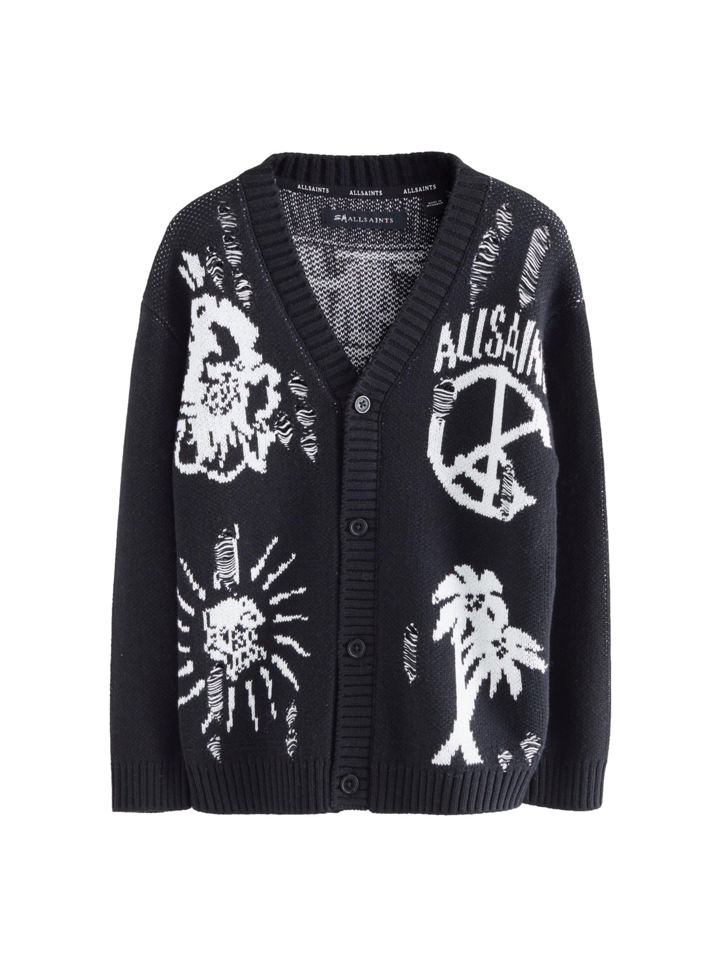 smALLSAINTS Gebreid vest in Zwart: voorkant