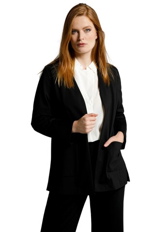 Blazer Ulla Popken en noir : devant