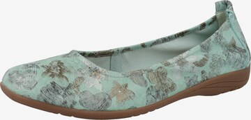 JOSEF SEIBEL Ballet Flats 'Fenja 01' in Green: front
