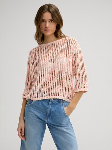 JOOP! Jeans Trui ' Kristi ' in Oranje: voorkant
