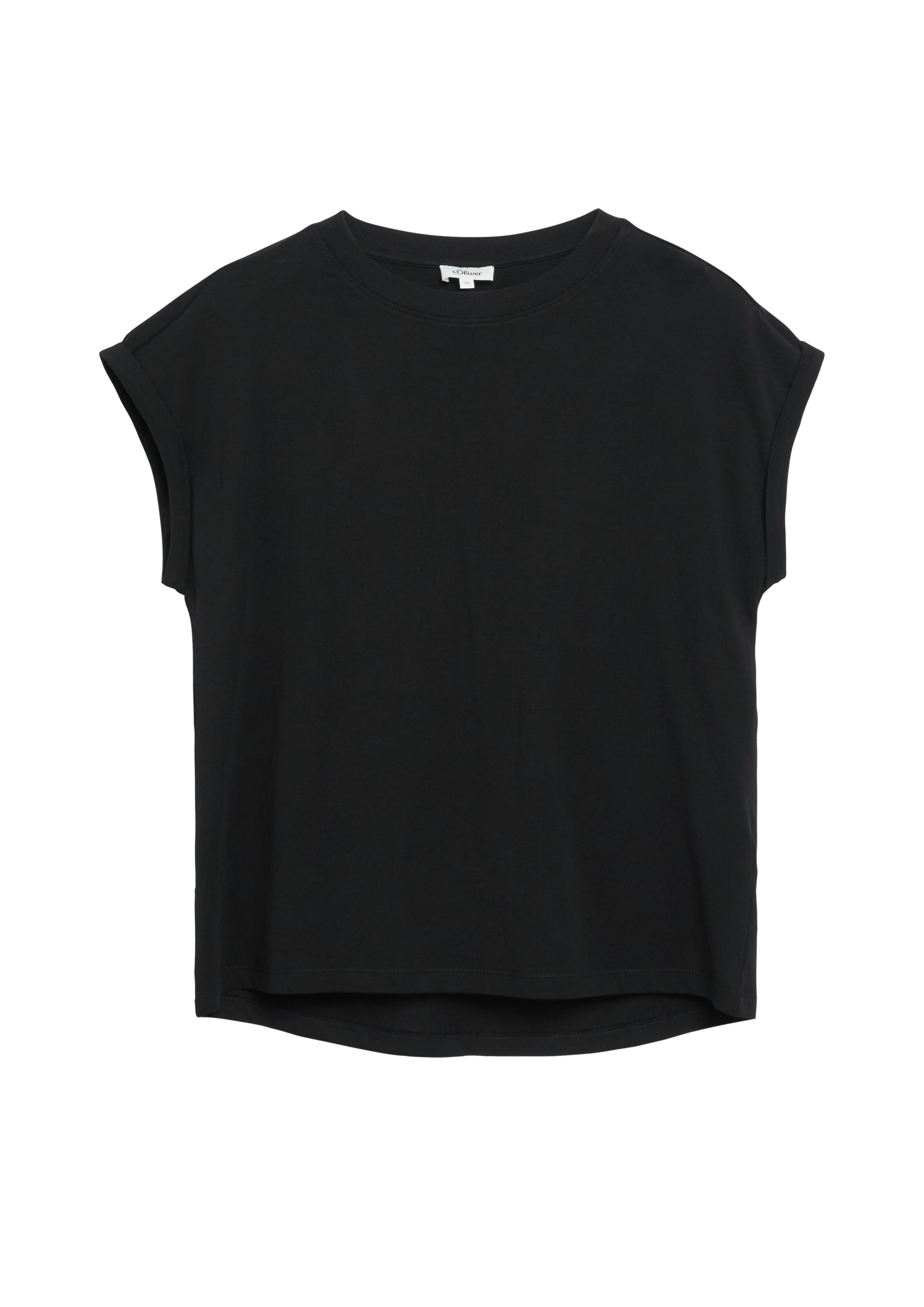 s.Oliver Shirt in Zwart: voorkant