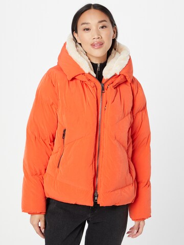 BLONDE No. 8 Zimní bunda 'SNOW' – oranžová: přední strana