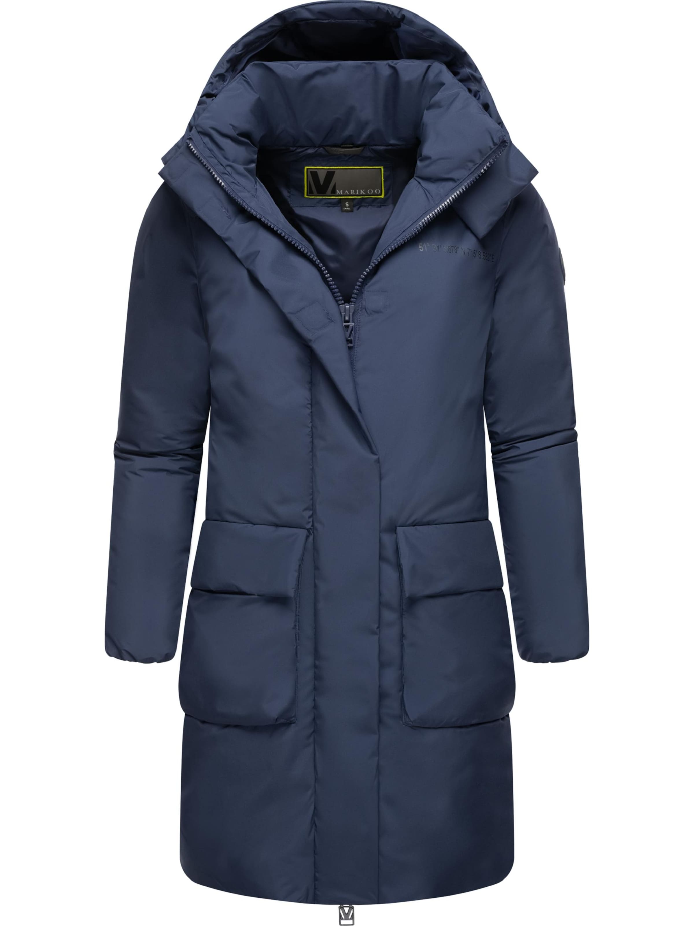 zils MARIKOO Ziemas mētelis 'Nanami 16': no priekšpuses