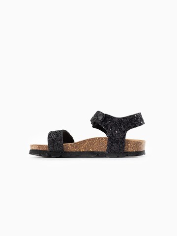 Bayton Sandal 'Tyche' in Black