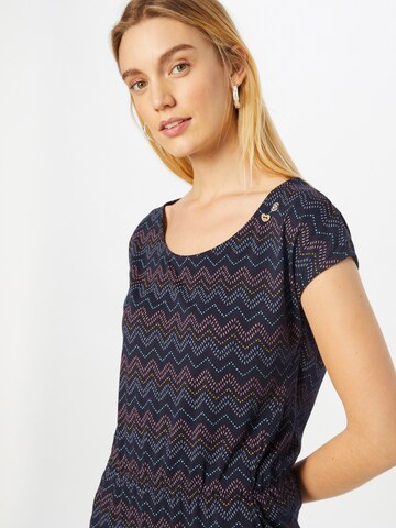 Ragwear - Vestido 'LILITHE CHEVRON' en azul