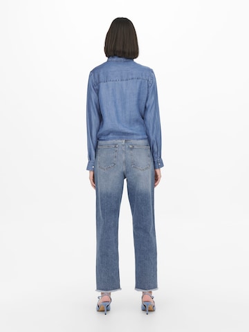 Jaqueline de Yong Blouse 'Jasper' in Blauw