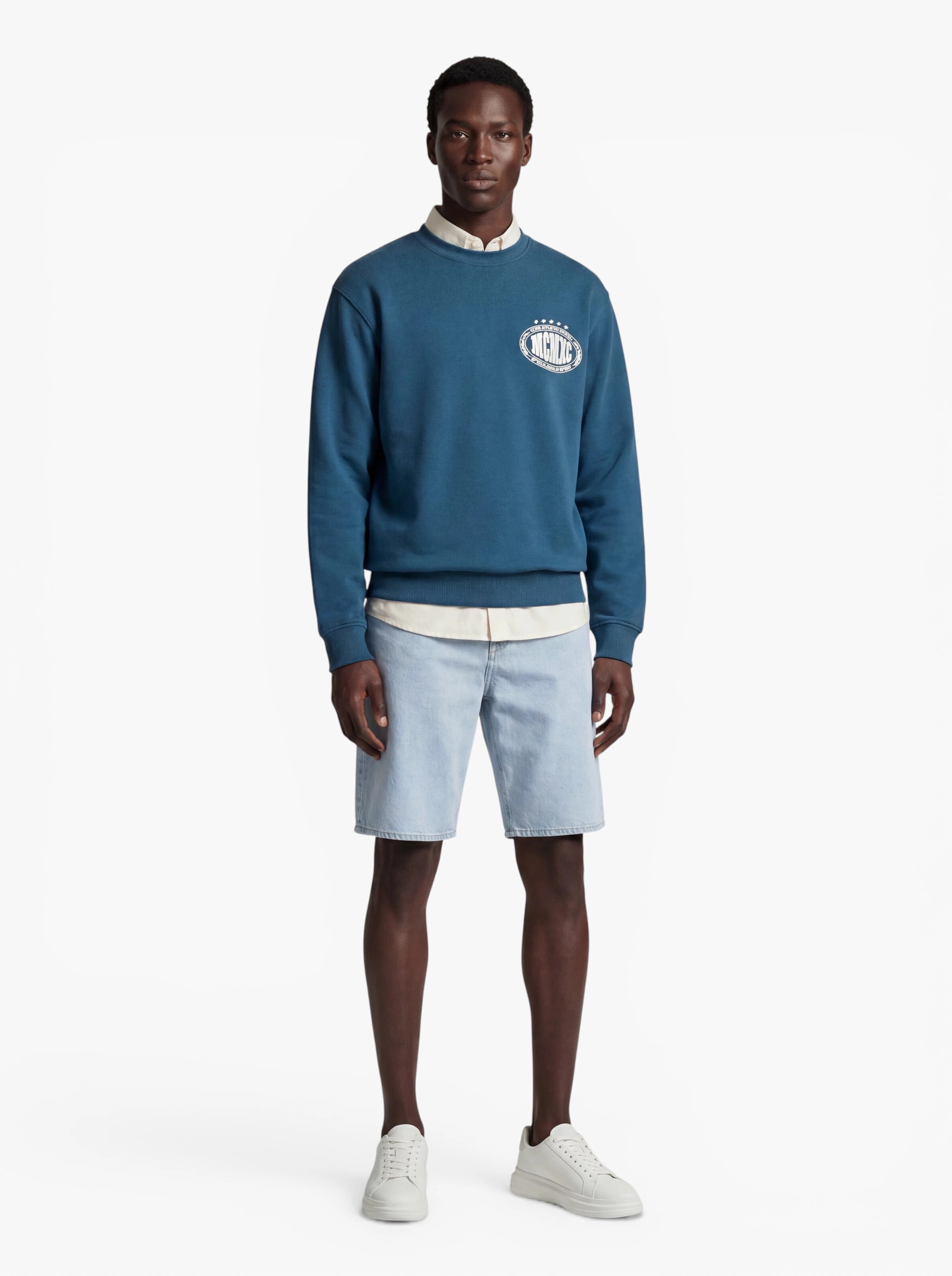 JACK & JONES Свитшот 'JCOFADE' в Синий