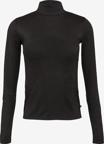 juoda QS Marškinėliai: priekis