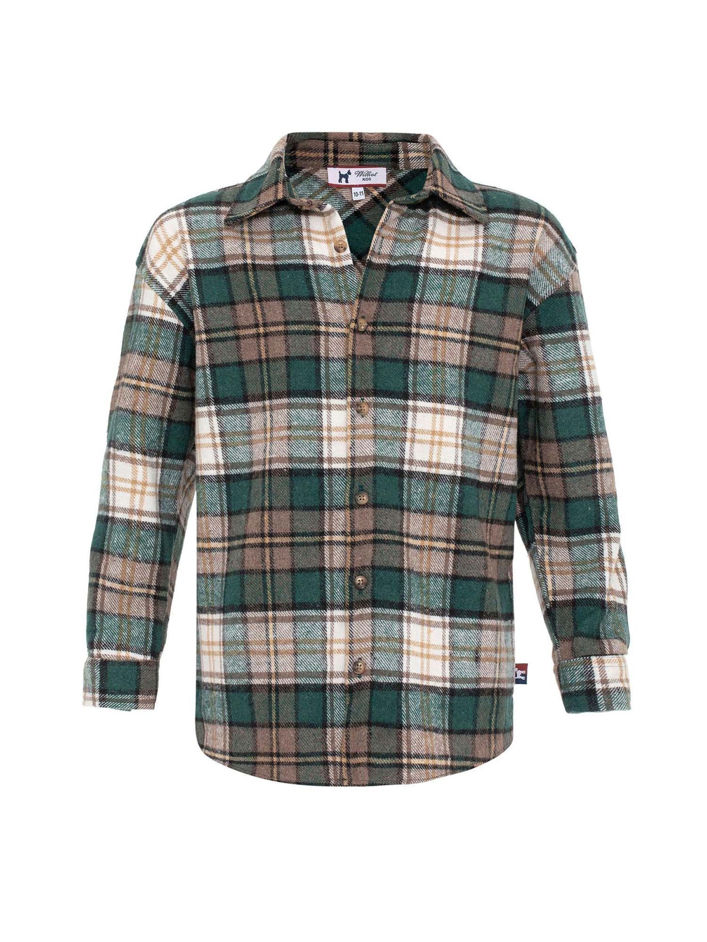 Coupe regular Chemise Williot en vert : devant