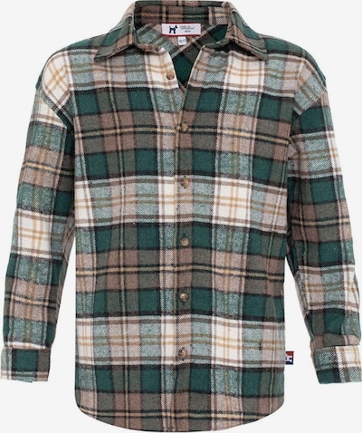 Williot Рубашка в Бежевый / Зеленый / Черный, Обзор товара