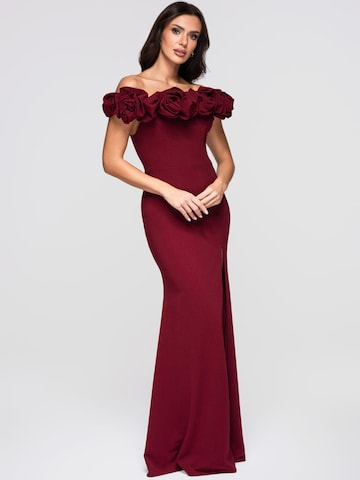 Ombre Avondjurk in Rood