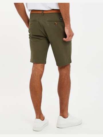 Threadbare Slimfit Shorts 'Conta' in Grün