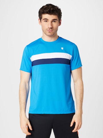 T-Shirt fonctionnel 'CORE TEAM' K-Swiss Performance en bleu : devant