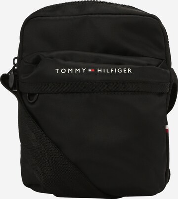 Borsa a tracolla di TOMMY HILFIGER in nero: frontale