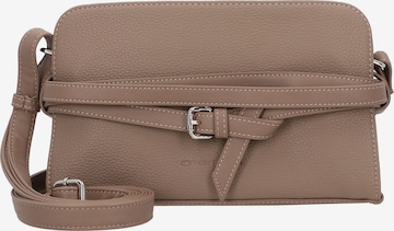 TOM TAILOR Schoudertas 'Freya' in Grijs: voorkant