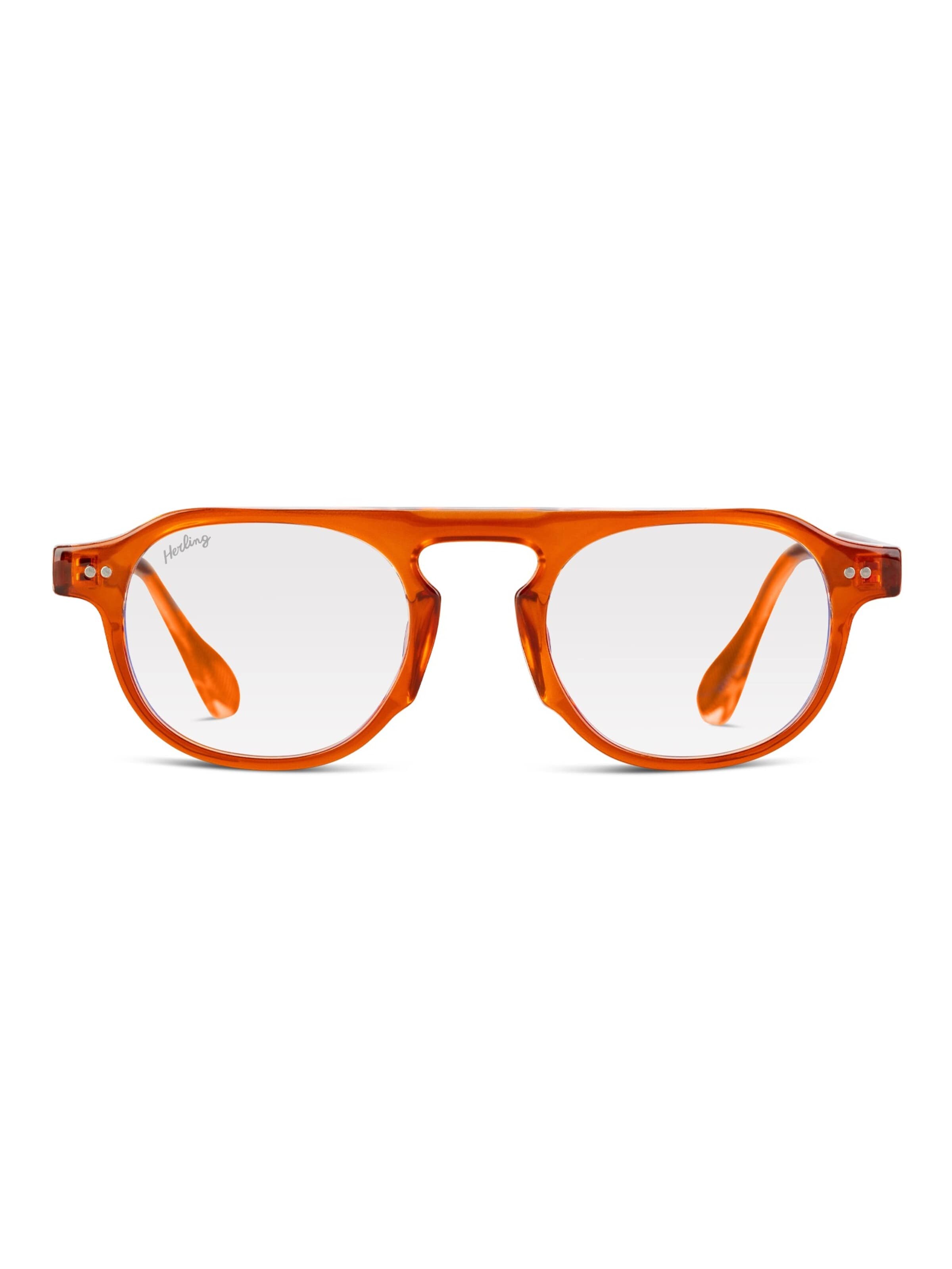 Herling Glasses 'Auden Blue Light' in Red