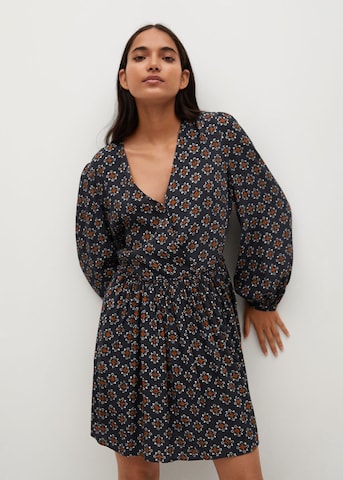 Robe 'Africa' MANGO en noir : devant