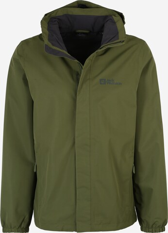 Giacca per outdoor 'STORMY POINT' di JACK WOLFSKIN in verde: frontale