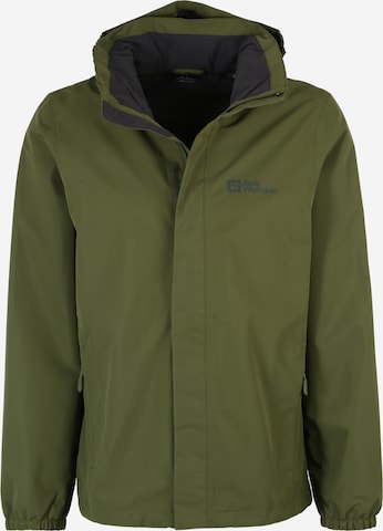 JACK WOLFSKIN Outdoor jacket 'STORMY POINT' in Green: front