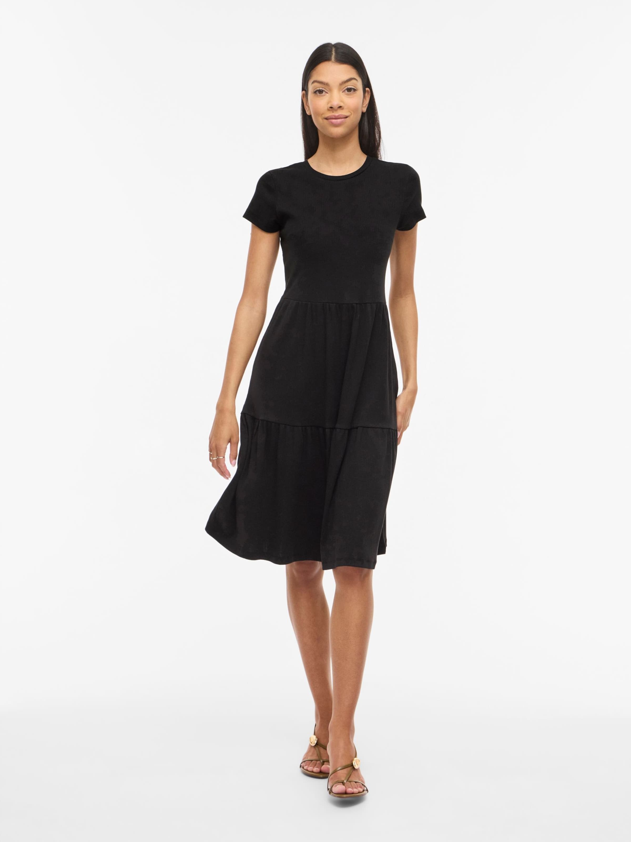 Robe 'VIHOLLIE' VILA en noir : devant