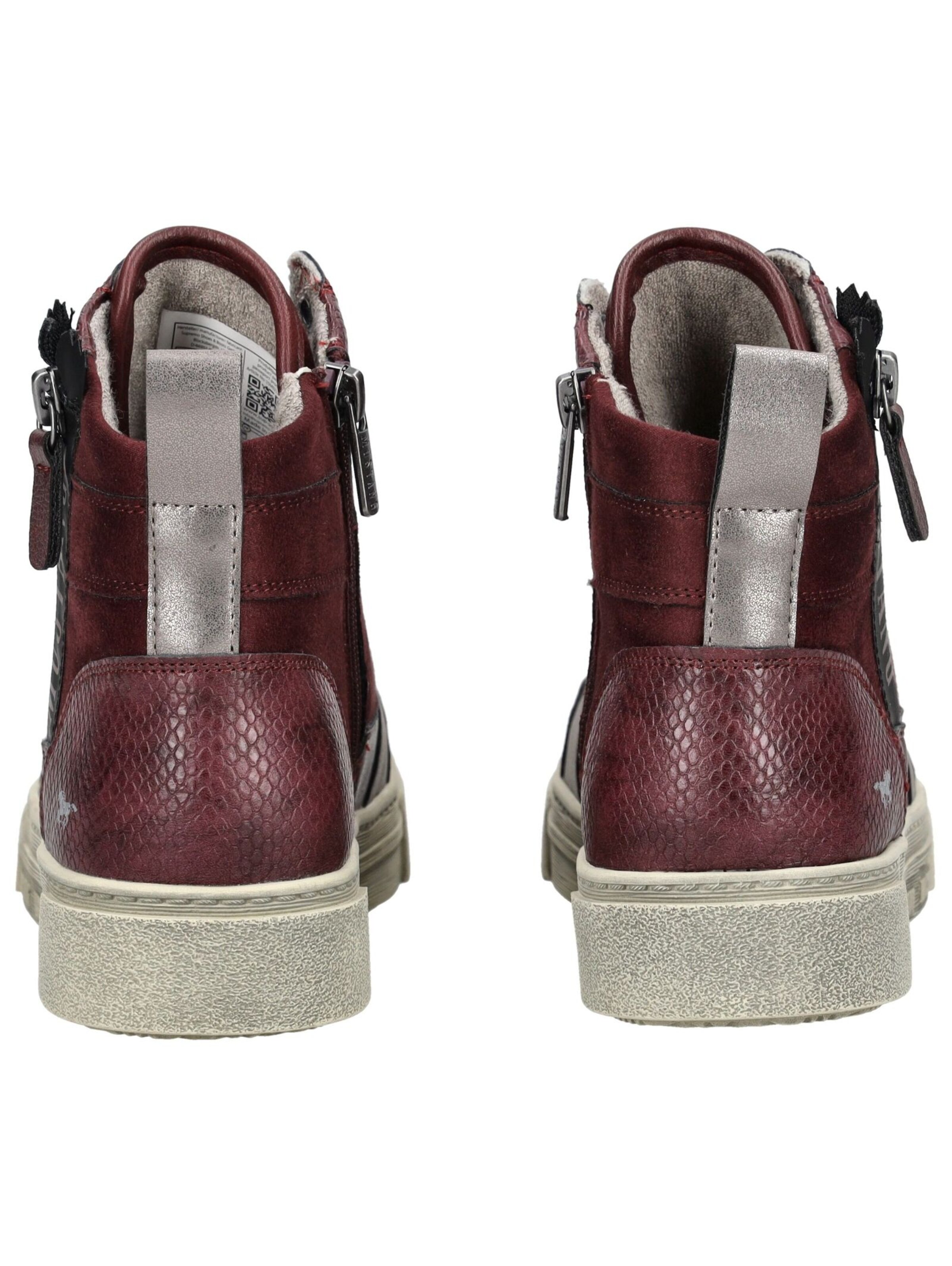 Baskets hautes MUSTANG en rouge