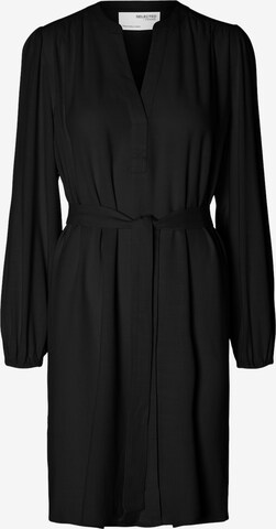 Robe 'Viva' SELECTED FEMME en noir : devant