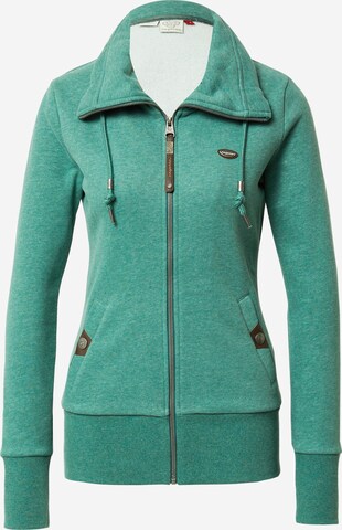 Veste de survêtement 'RYLIE' Ragwear en vert : devant