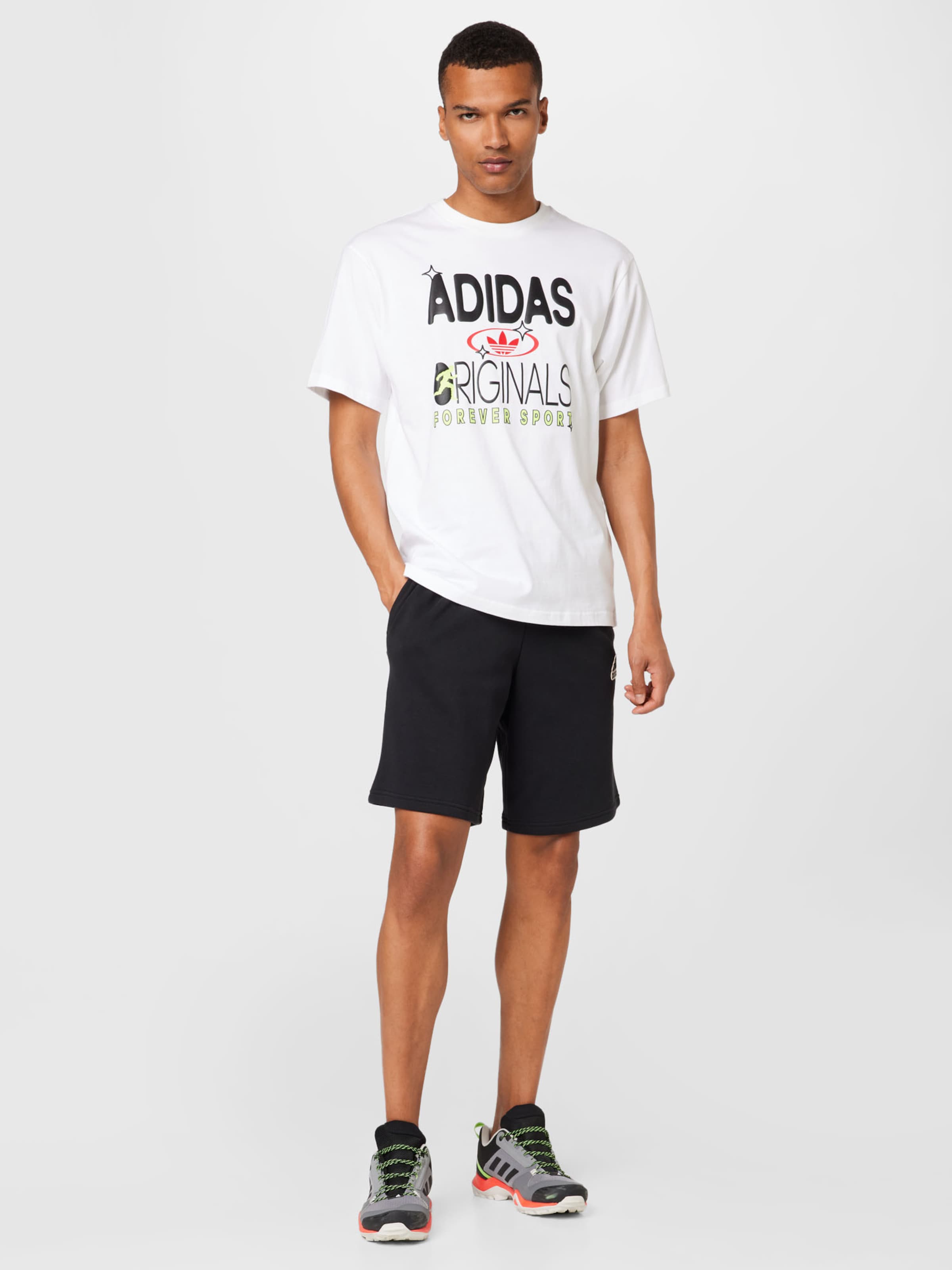 Männer Shirts ADIDAS ORIGINALS T-Shirt in Weiß - EP75079