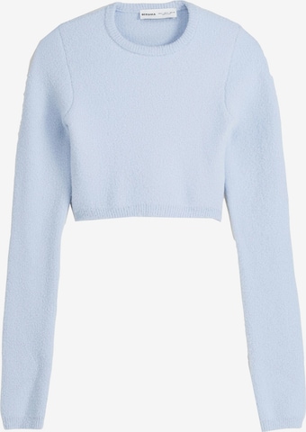 Bershka Sweter w kolorze niebieski: przód