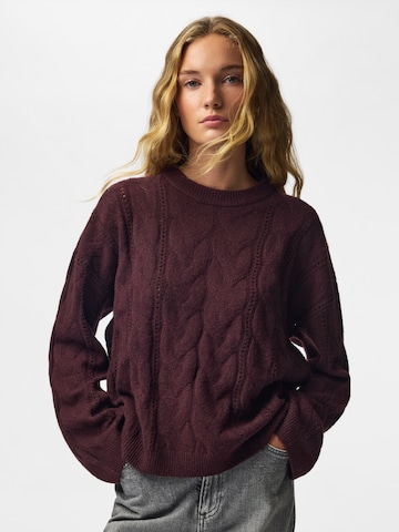 PIECES Pullover 'PCKATHY' in Rot: Vorderseite