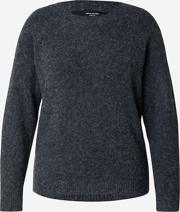Vero Moda Curve Trui 'VMCDOFFY' in Zwart: voorkant