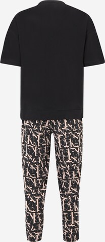 Calvin Klein Underwear Дънки Tapered Leg Дълга пижама в черно