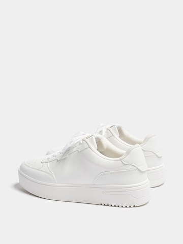 Pull&Bear Platform trainers in White