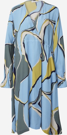 Masai Kleid 'Norin' in beige / hellblau / kiwi / schwarz, Produktansicht
