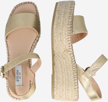 Steven New York Sandalen met riem 'JOELA' in Goud